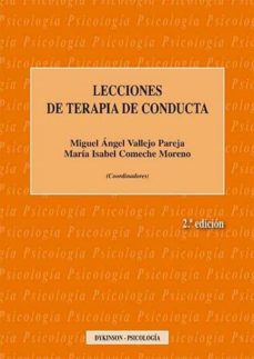 Descargar LECCIONES DE TERAPIA DE CONDUCTA gratis pdf - leer online