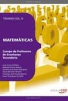 Geekmag.es Cuerpo De Profesores De Enseñanza Secundaria. Matematicas. Temari O Vol.iii Image
