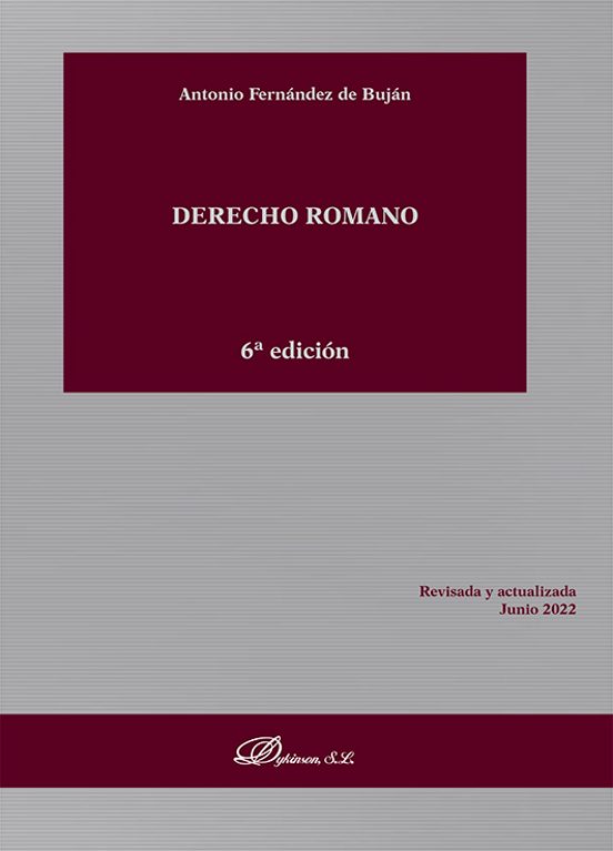 Derecho Romano Antonio Fernandez De Bujan Casa Del Libro 8655