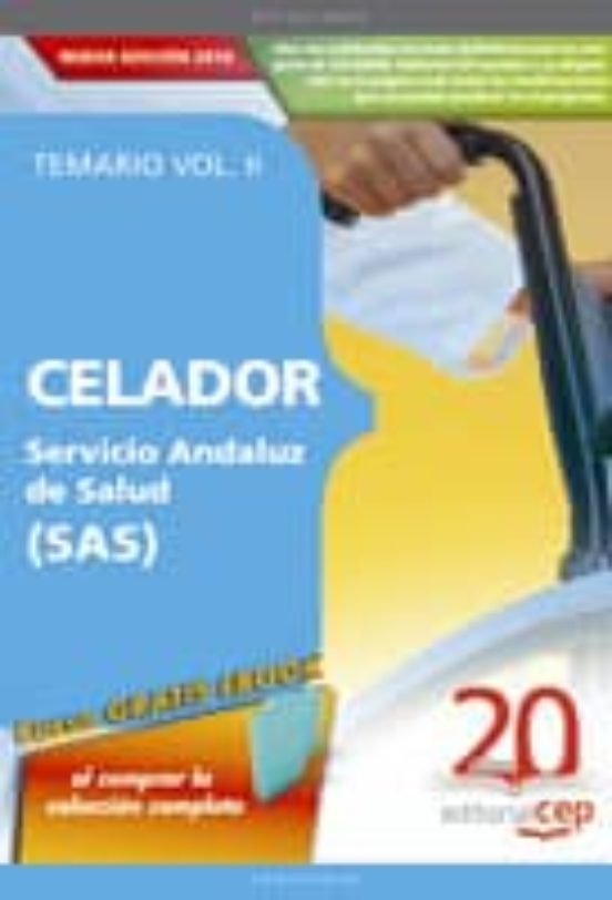 CELADOR SERVICIO ANDALUZ DE SALUD (SAS): TEMARIO VOL. II de VV.AA