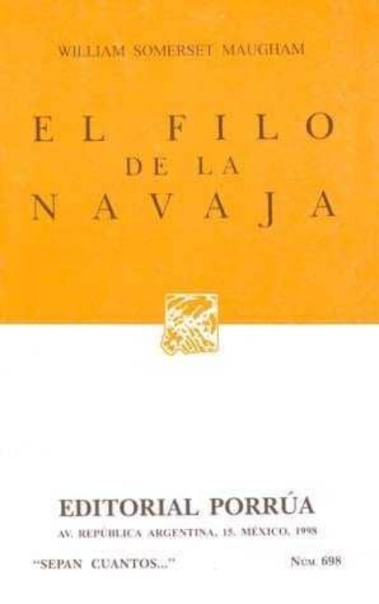 EL FILO DE LA NAVAJA | WILLIAM SOMERSET MAUGHAN | Casa del Libro